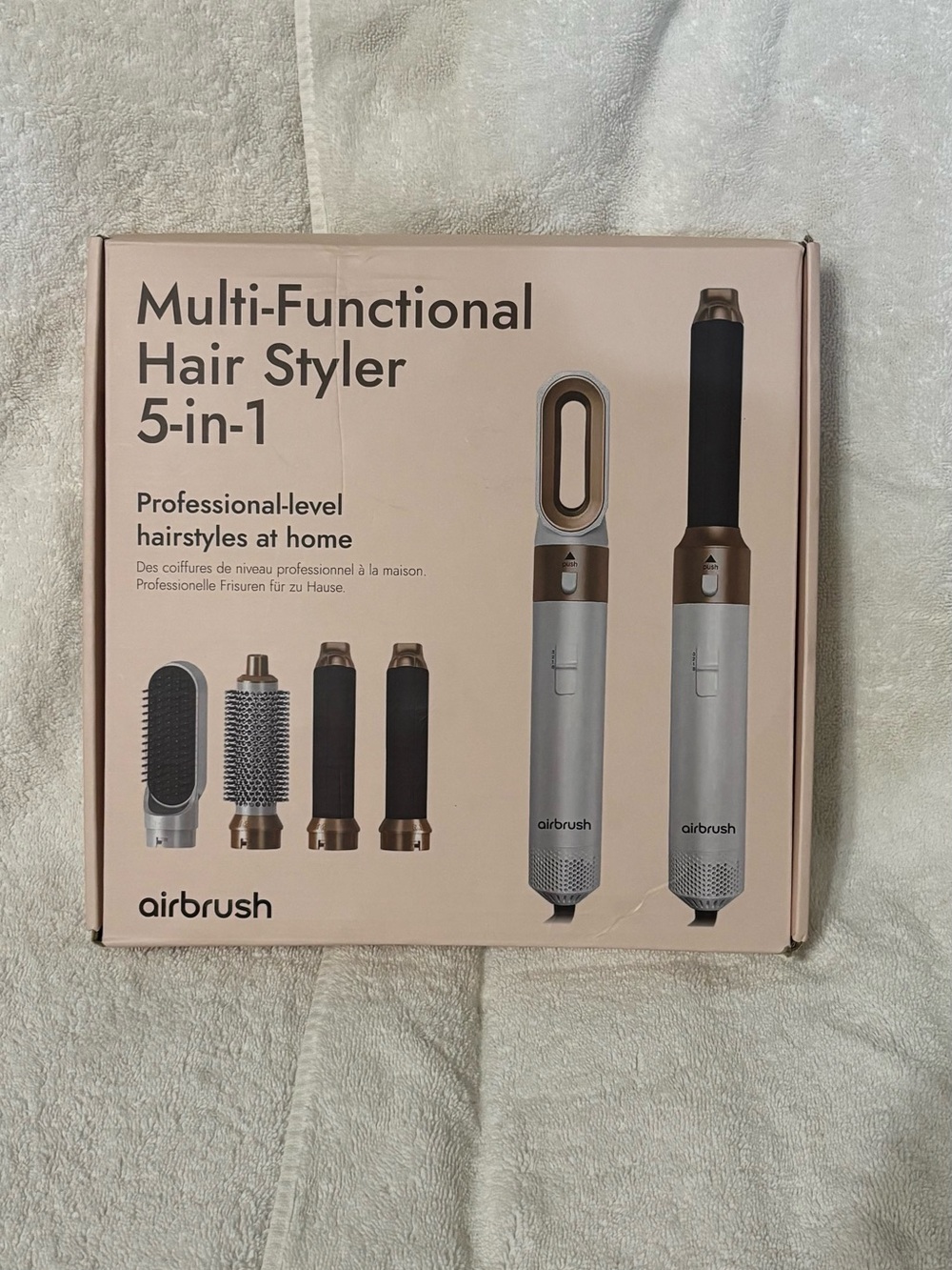 Multi-Functional Hair Styler 5-in-1 in Rose Gold and Silver